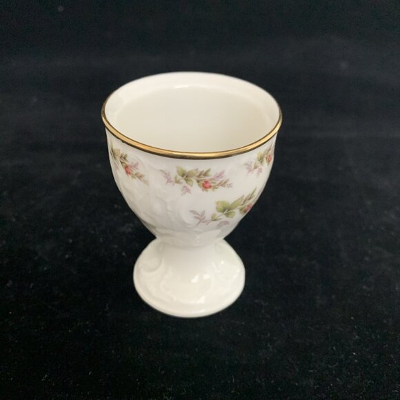 Rosenthal China Sanssouci Footed Porcelain Egg Cup Gold Trim Vintage Germany - Picture 2 of 10